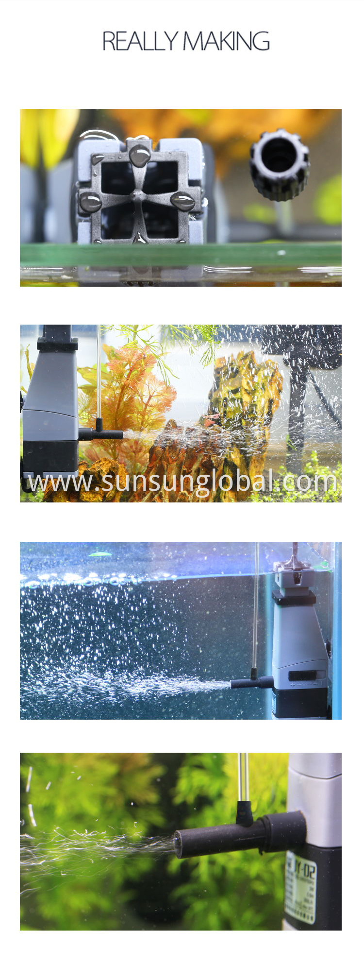 Sunsun Mini Petrol Surface Skimmer Water Pump